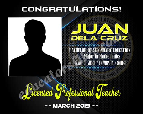 tarpaulin layout for board passer|LET Passers Tarpaulin Layout 2019 » Educators' Files.